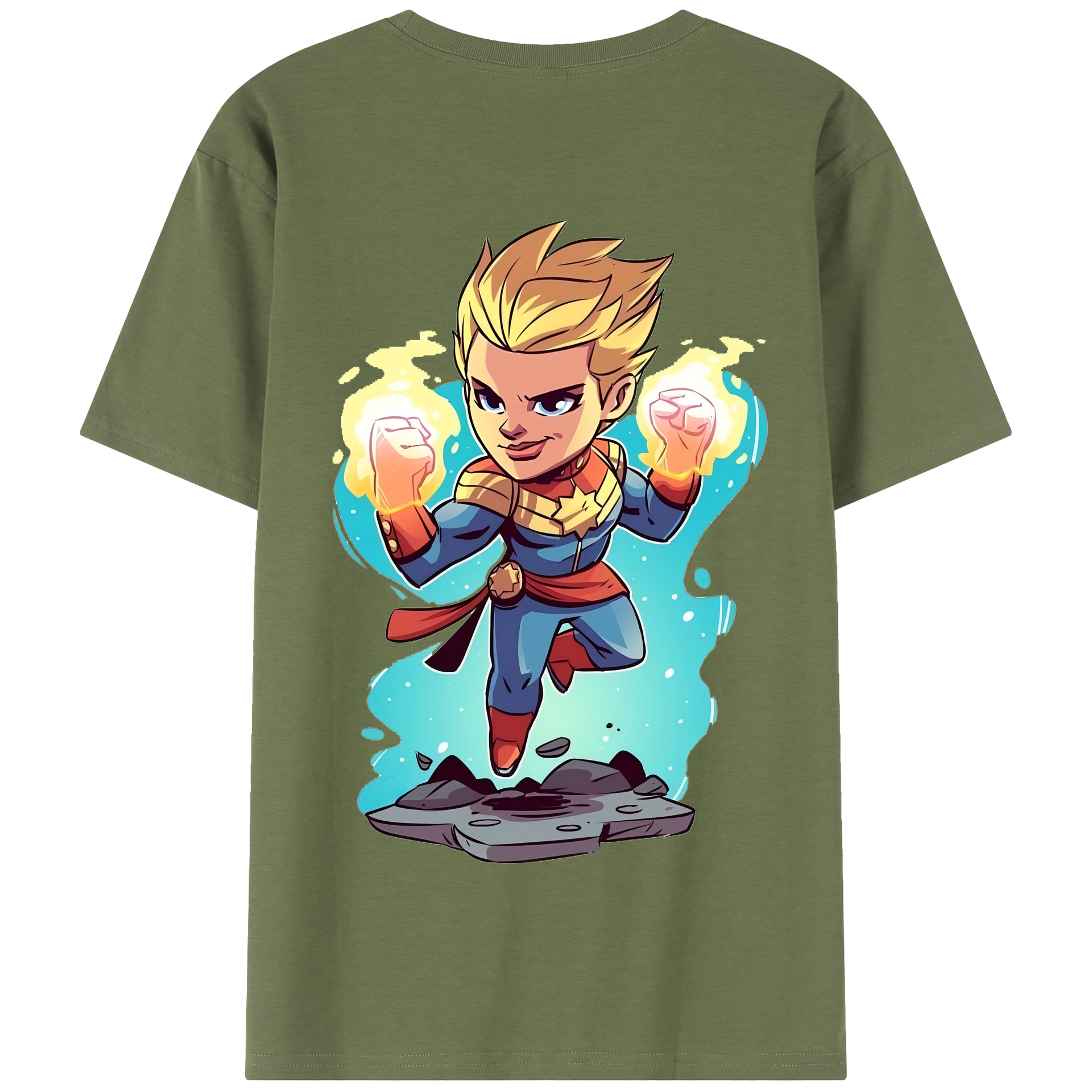 （画像用） アベンジャーズ The Avengers 綿100％半袖Tシャツ（背面プリント）